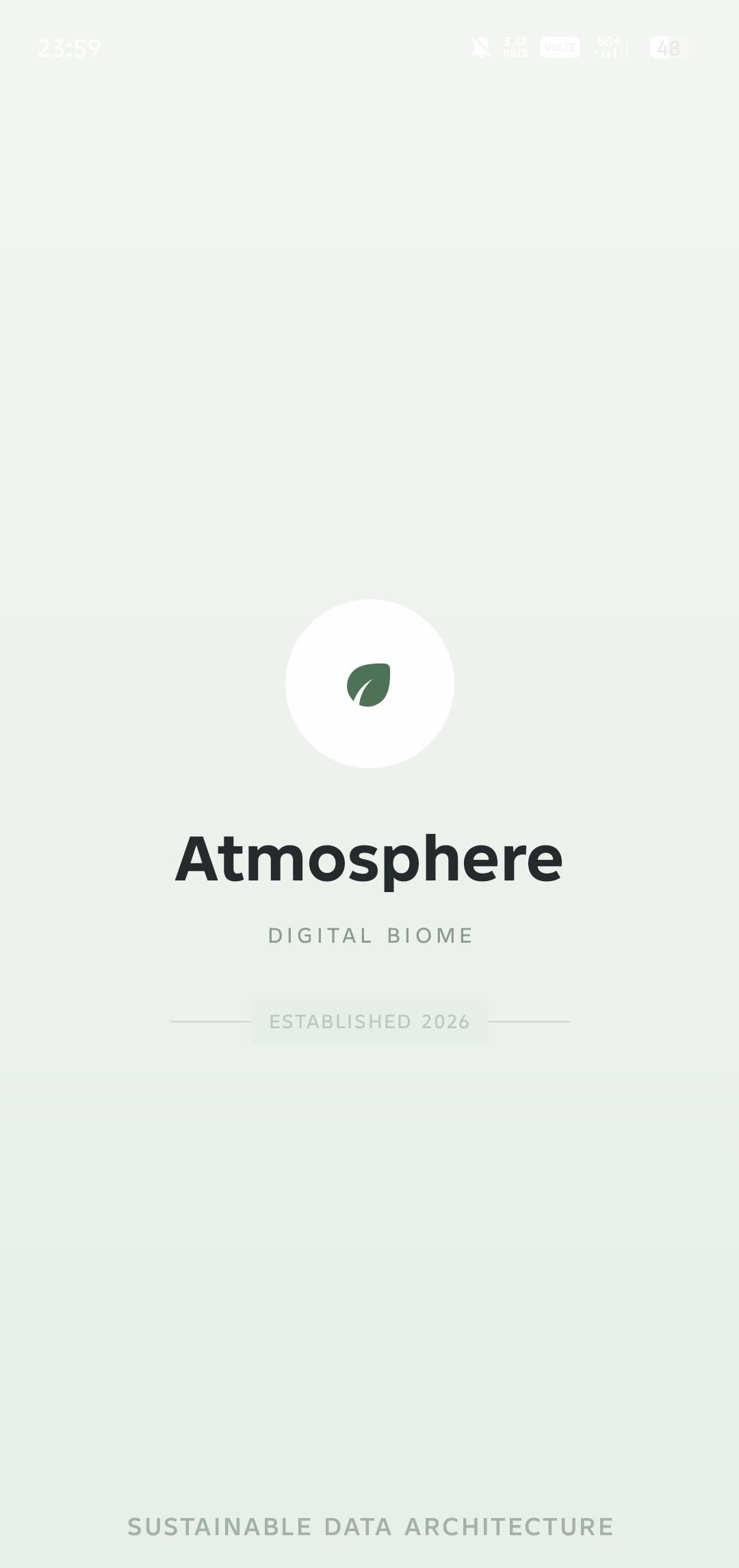 Atmosphere splash screen